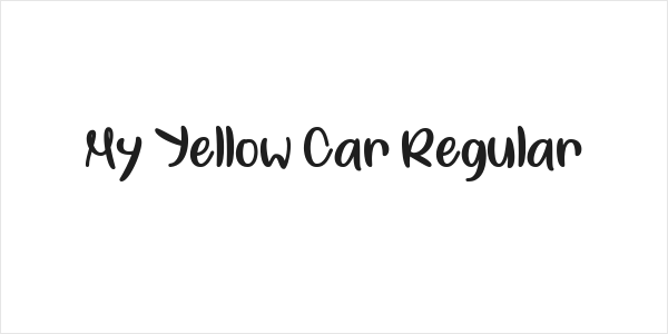 My Yellow Car Regular Logo
