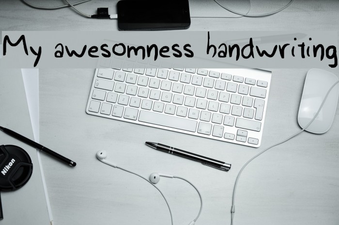 My awesomness handwriting Fuentes examples