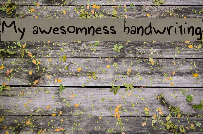 My awesomness handwriting Fuentes examples