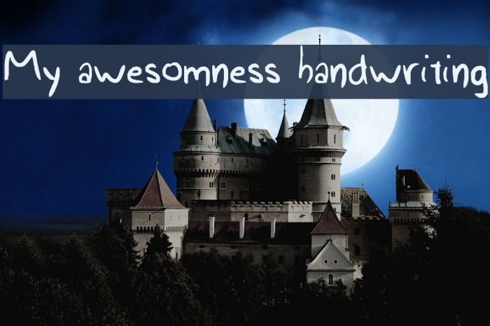 My awesomness handwriting Fuentes examples