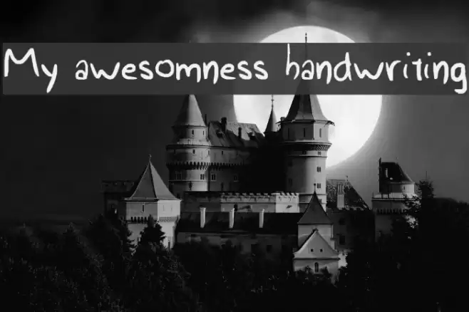 My awesomness handwriting Fuentes examples