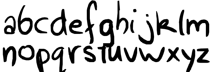 My awesomness handwriting Fuentes MINÚSCULAS