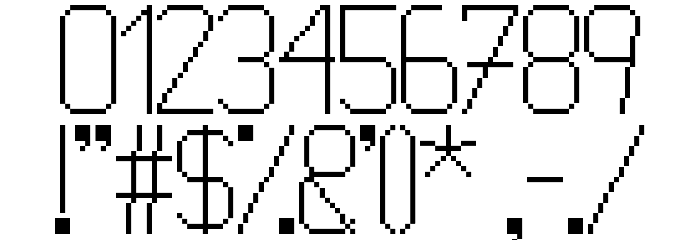 My fontstruction... Regular Font OTHER CHARS