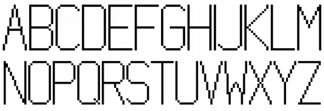 My fontstruction... Regular फ़ॉन्ट अपरकेस