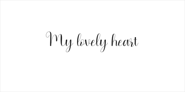 My lovely heart Logo