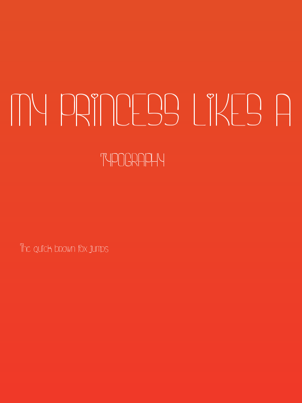 My princess likes a frog Poster