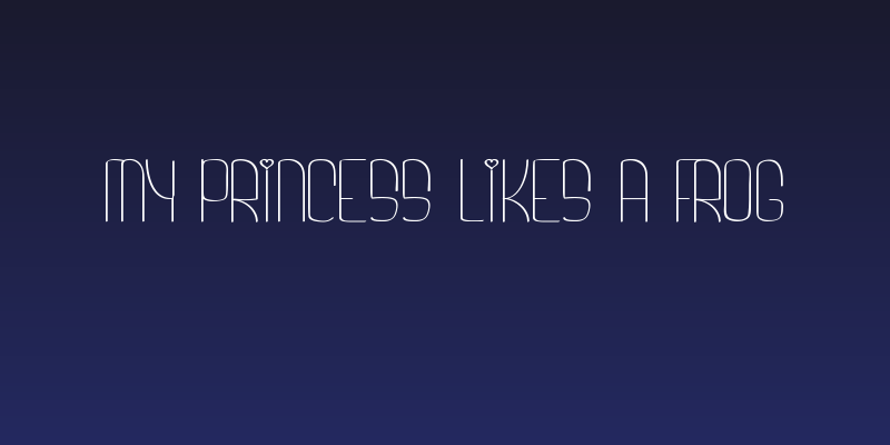 My princess likes a frog Social Header