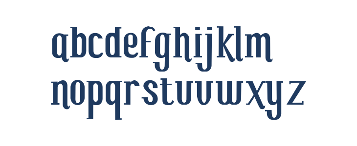 My seven T's Lowercase