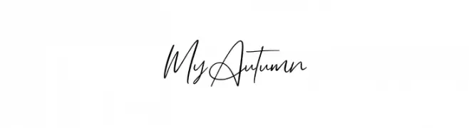 MyAutumn  Descarca Fonturi Gratis