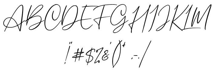 MyAutumn Font OTHER CHARS
