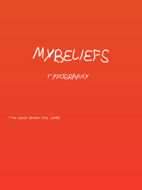 MyBeliefs Poster