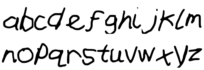 MyBeliefs Font LOWERCASE