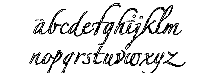 MyBestFriendDEMO Regular Font LOWERCASE