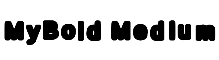 MyBold Medium Font