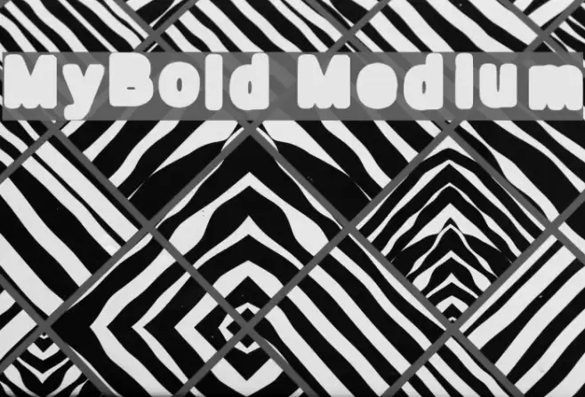 MyBold Medium फ़ॉन्ट examples