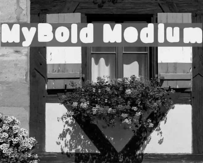 MyBold Medium फ़ॉन्ट examples