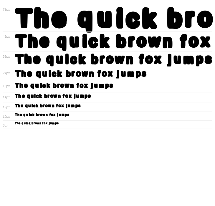 MyBold Medium Waterfall