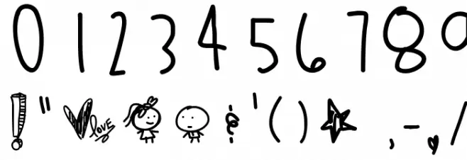 MyBooThang Font OTHER CHARS