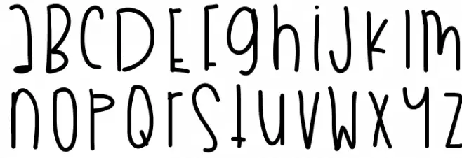 MyBooThang Font Litere mari