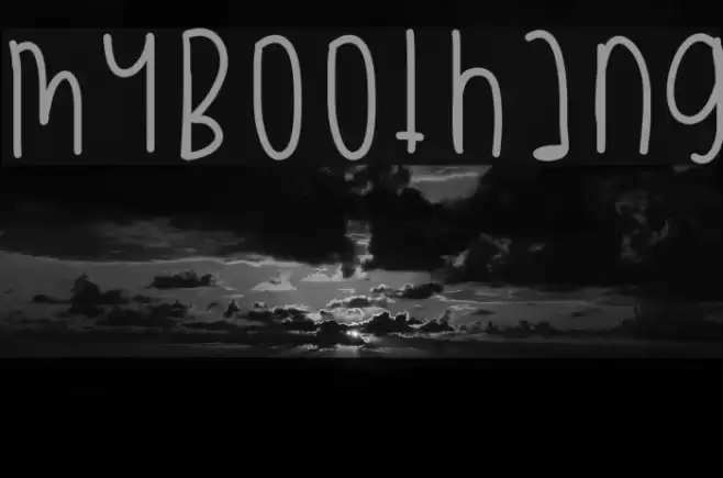 MyBooThang Font examples