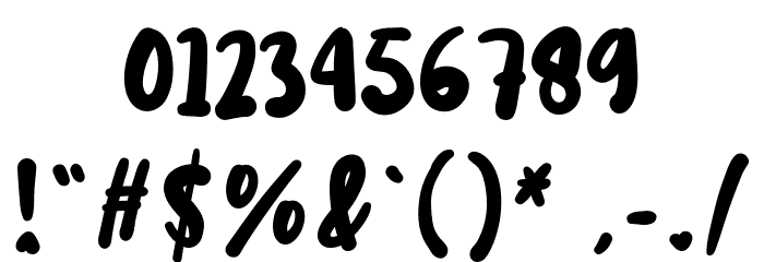 MyBook Font OTHER CHARS