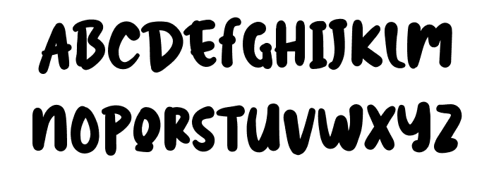 MyBook Font LOWERCASE
