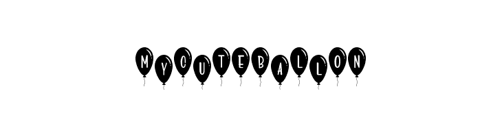 MyCuTEBaLlON Font