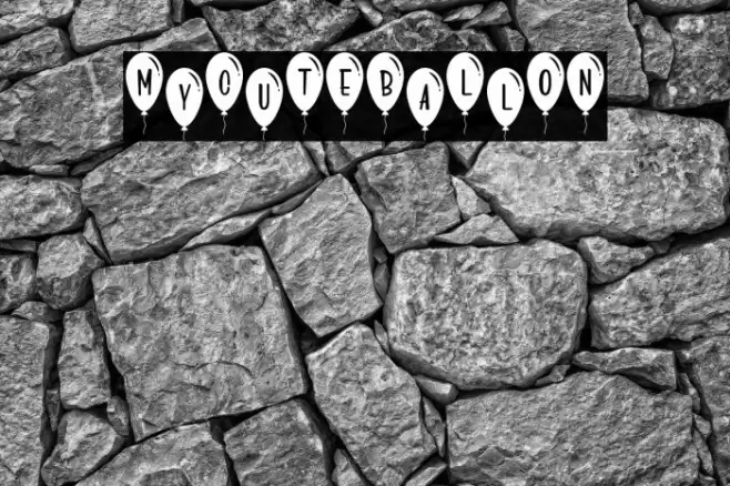 MyCuTEBaLlON Font examples