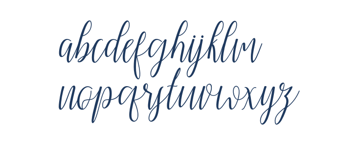 MyDarlingScript Lowercase