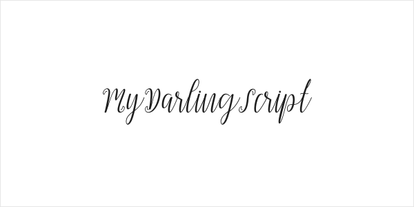 MyDarlingScript Logo