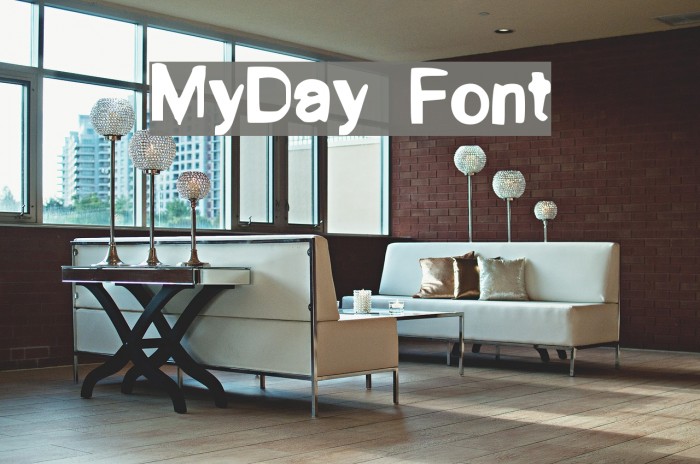MyDay Font examples
