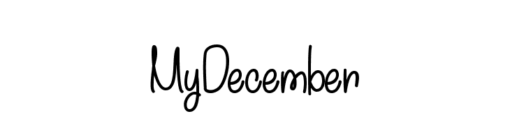 MyDecember Fonte