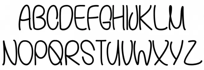 MyDecember Font Litere mari
