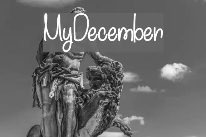 MyDecember Fonte examples