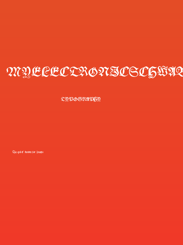 MyElectronicSchwabach Poster