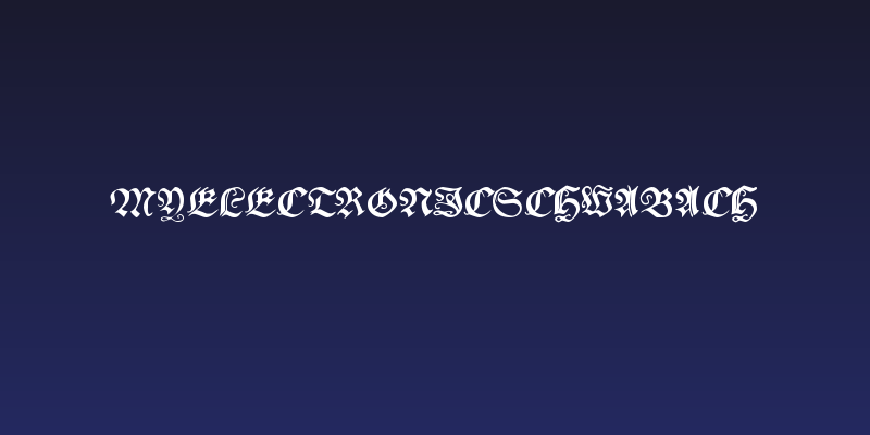 MyElectronicSchwabach Social Header