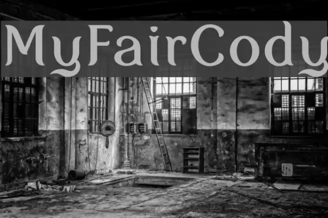 MyFairCody Font examples