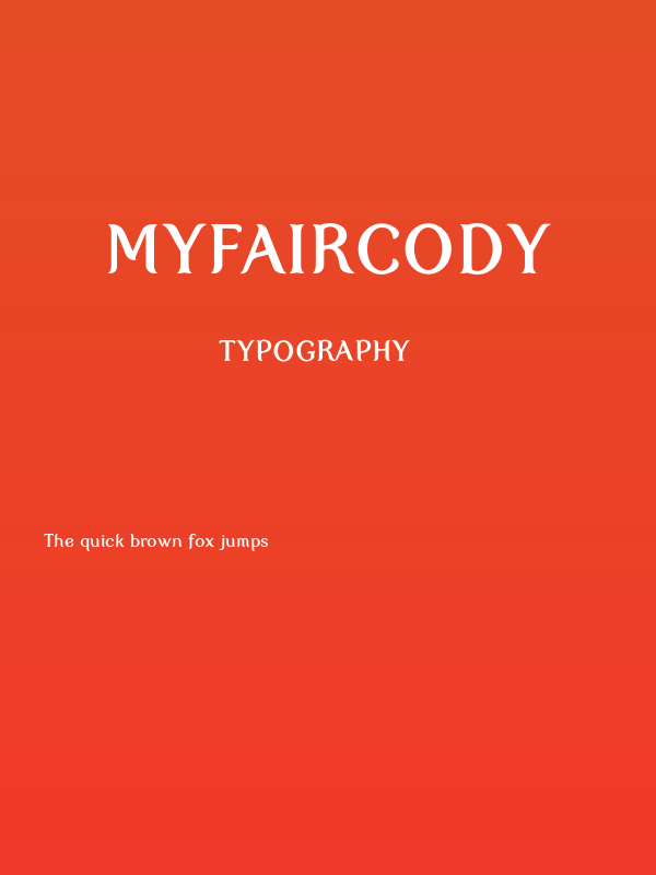 MyFairCody Poster
