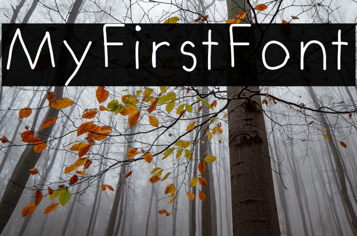 MyFirstFont Example 3