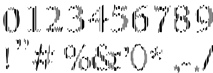 MyFontCode Regular Font OTHER CHARS