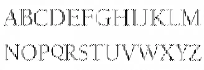 MyFontCode Regular फ़ॉन्ट अपरकेस