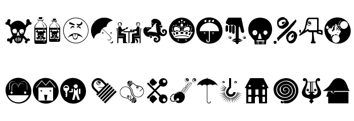 MyFreudsWorld Font LOWERCASE