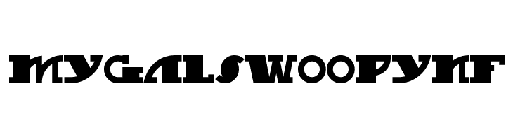 MyGalSwoopyNF  免费字体下载