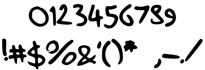 MyHandwritingSucks Caratteri ALTRI CARATTERI
