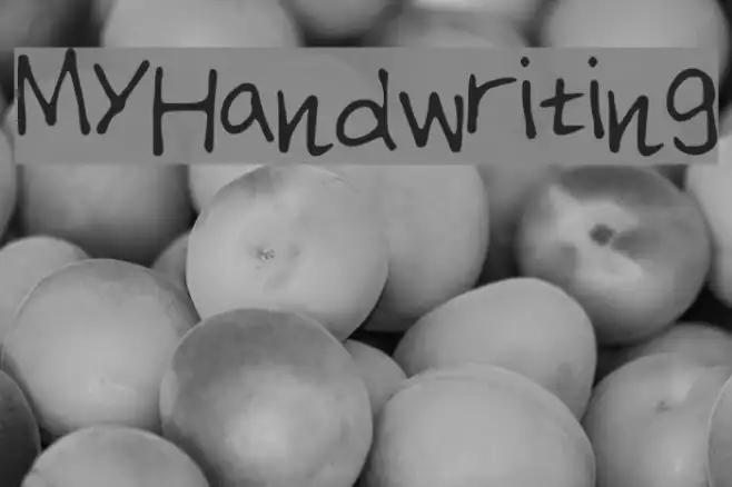 MyHandwriting Example 3