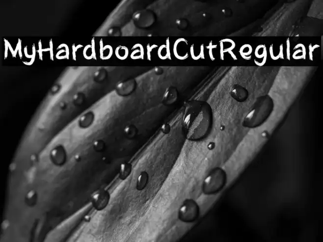 MyHardboardCutRegular Example 1