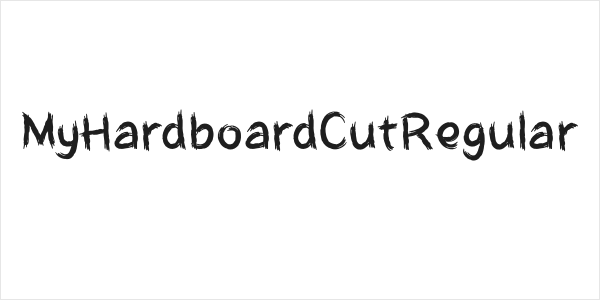 MyHardboardCutRegular Logo