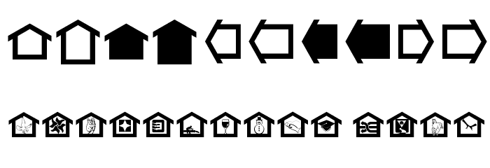 MyHouse Font OTHER CHARS
