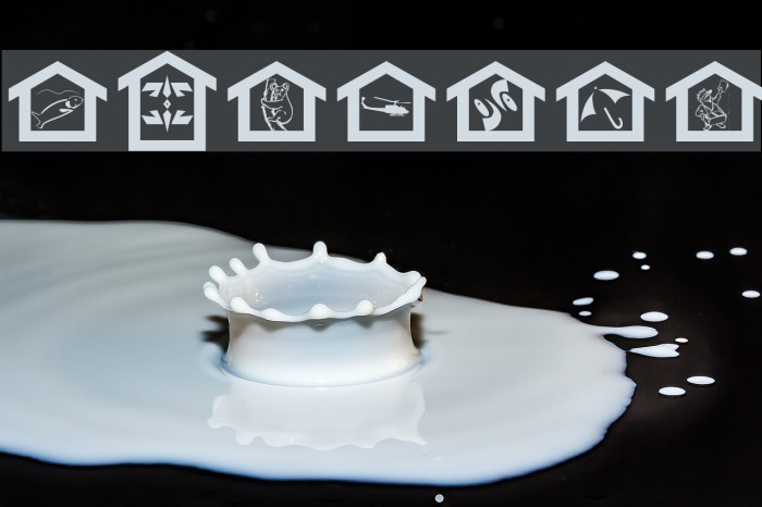 MyHouse Font examples