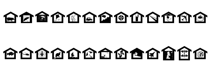 MyHouse Font LOWERCASE